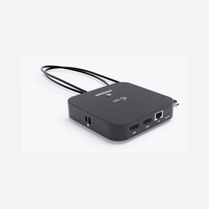 i-tec Docking Station USB-C Dual HDMI C31DUALHDMIDOCKPD - USB 3.2 Gen 2, 2x HDMI 2.0 4K 60Hz, Power Delivery 100W, Ethernet Gigabit, Windows/macOS/Linux/Android/ChromeOS/iPadOS - Miniature 2