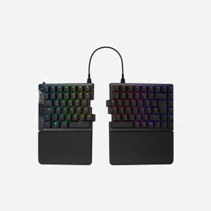 ASUS ROG Falcata Clavier Gaming 75% QWERTZ Allemand USB + RF Wireless + Bluetooth, Switches Magnetic-Mechanical, Rétroéclairage LED RGB, 8000Hz - Miniature 4