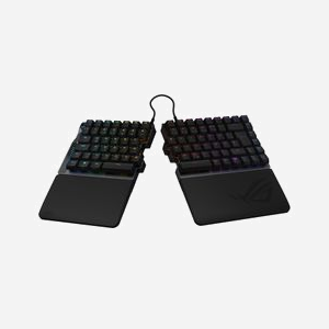 ASUS ROG Falcata Clavier Gaming 75% QWERTZ Allemand USB + RF Wireless + Bluetooth, Switches Magnetic-Mechanical, Rétroéclairage LED RGB, 8000Hz - Miniature 5