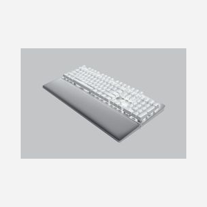 Clavier Razer Pro Type Ultra QWERTZ Allemand Blanc - Mécanique Razer Yellow, USB + RF Wireless + Bluetooth, Rétroéclairage LED, Repose-poignets - Miniature 4