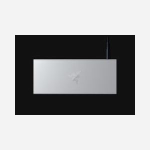 Razer USB 4 Dock RC21-02280200-R3EK Argent - USB Type-C, HDMI 2.1, DisplayPort 1.4, Gigabit Ethernet, USB 3.2 Gen 2, Lecteur Cartes SD/MicroSD, Windows/macOS - Miniature 3