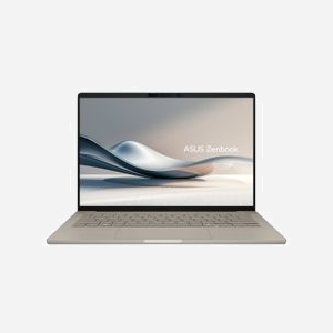 ASUS Zenbook A14 UX3407QA - Snapdragon X1-26-100, 14" WUXGA OLED, 32Go LPDDR5x, 512Go SSD PCIe 4.0 NVMe, Wi-Fi 6E, Windows 11 Home, Beige Zabriskie - Miniature 1