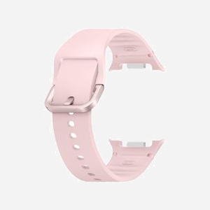 Bracelet Sport Silicone Samsung ET-SNL32SPEGEU Rose (S/M) pour Galaxy Watch8 / Watch8 Classic, Caoutchouc résistant à la transpiration - Miniature 3