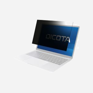 DICOTA D50057-2MG Filtre Confidentialité 23.8" (60.5cm) 16:9, Bords Magnétiques, Anti-Reflet, Résistant Rayures, Angle de Vue Limité ±30°, PET Noir