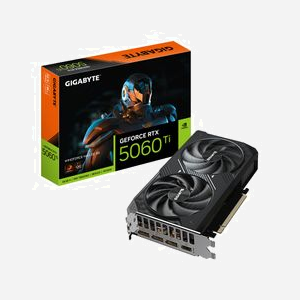 GIGABYTE GeForce RTX 5060 Ti WINDFORCE MAX OC 8G - GPU 2617MHz, 8GB GDDR7 28Gbps, PCIe 5.0, DisplayPort 2.1b, HDMI 2.1b, 135W TDP - Miniature 1