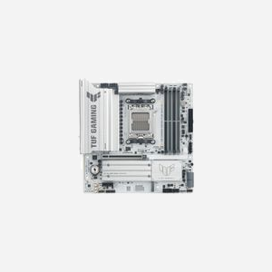 ASUS TUF GAMING B850M-PLUS WIFI7 W : Carte mère micro ATX AMD B850 Socket AM5 DDR5 Wi-Fi 7, Triple M.2 PCIe 5.0/4.0, 2.5Gb Ethernet
