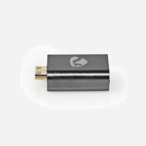 Adaptateur HDMI Nedis CVTB34906GY Mâle/Femelle, Contacts Or, Aluminium Gris, 3840x2160 60Hz, 21x34x11mm, 12g - Miniature 3