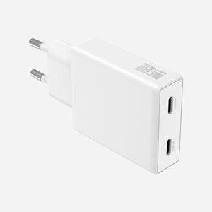 4smarts 546065 Chargeur Secteur Universel 65W, 2 Ports USB-C, Power Delivery 3.0, PPS, Charge Rapide (Adaptive Fast Charging, Quick Charge 3.0, SuperCharge), GaN, Blanc - Miniature 3