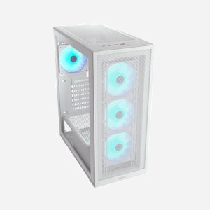 COUGAR Gaming MX220 RGB Blanc - Boîtier PC Midi Tower ATX/micro ATX/Mini-ITX, 3x120mm avant, 1x120mm arrière, USB 3.2 Gen 1/Gen 2 Type-A/Type-C - Miniature 2