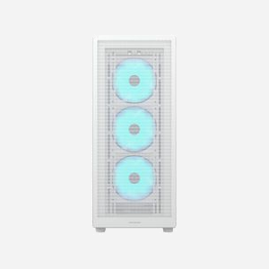 COUGAR Gaming MX220 RGB Blanc - Boîtier PC Midi Tower ATX/micro ATX/Mini-ITX, 3x120mm avant, 1x120mm arrière, USB 3.2 Gen 1/Gen 2 Type-A/Type-C - Miniature 3
