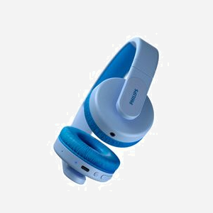 Philips TAK4206BL/00 Casque Arceau Bluetooth 5.0 & Filaire USB-C, Micro Intégré, 20-20000Hz, Autonomie 28h, Bleu, 128g - Miniature 2
