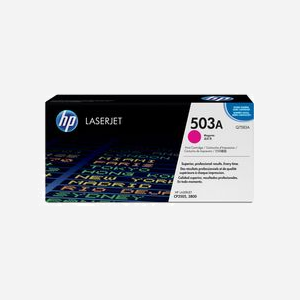 Cartouche Toner Magenta HP Q7583A Original LaserJet 503A, 6000 pages, Compatible HP LaserJet 3800/CP3505, Impression Laser, 1 pièce - Miniature 1