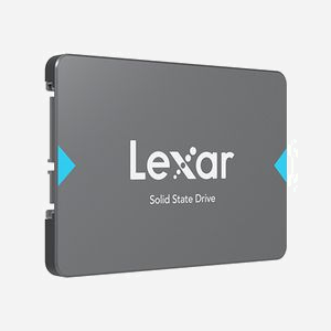Lexar SSD NQ100 512Go 2.5" SATA III 6Gbit/s : Lecture 550Mo/s, TBW 168TB, Résistance aux chocs 1500G, pour PC et ordinateur portable - Miniature 2