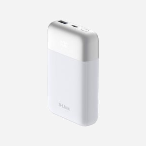 D-Link DPP-101 Banque d'alimentation 10000 mAh Blanc - 1x USB-A 18W, 1x USB-C 15W, Charge Rapide, Protections surcharge/surchauffe, 101x63x24mm - Miniature 1