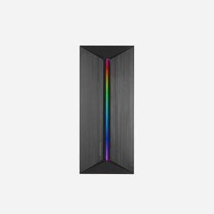 Mars Gaming MC-Blaze Boîtier PC Midi Tower Noir, ATX/microATX/Mini-ITX, 4x3.5", 2x2.5", USB 3.2 Gen 1, Ventilateur 80mm arrière, Fenêtre latérale verre trempé - Miniature 2