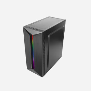 Mars Gaming MC-Blaze Boîtier PC Midi Tower Noir, ATX/microATX/Mini-ITX, 4x3.5", 2x2.5", USB 3.2 Gen 1, Ventilateur 80mm arrière, Fenêtre latérale verre trempé - Miniature 3
