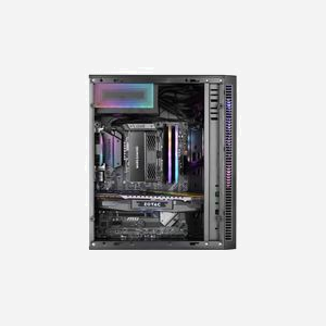 Mars Gaming MC-Blaze Boîtier PC Midi Tower Noir, ATX/microATX/Mini-ITX, 4x3.5", 2x2.5", USB 3.2 Gen 1, Ventilateur 80mm arrière, Fenêtre latérale verre trempé - Miniature 5