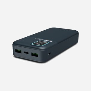 Port Designs 907002 Batterie Externe LiPo 20000mAh Noire, 2x USB-A, 1x USB-C, Power Delivery & Quick Charge, Écran LCD, ABS, 5V/2.1A - Miniature 5