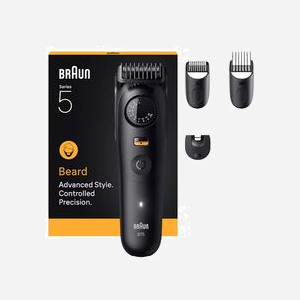 Tondeuse à barbe Braun BT5520 Series 9 - 0.5-20mm (40 positions), Batterie Li-Ion 120min, Recharge 1.5h/Rapide 5min, Wet&Dry, Noir - Miniature 1