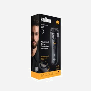 Tondeuse à barbe Braun BT5520 Series 9 - 0.5-20mm (40 positions), Batterie Li-Ion 120min, Recharge 1.5h/Rapide 5min, Wet&Dry, Noir - Miniature 2