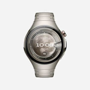 Huawei WATCH 5 : Écran AMOLED 1.5" 466x466, GPS, Bluetooth 5.2, Wi-Fi, Boîtier et Bracelet Titane Argent 46mm, Android, Cardio, SpO2, Autonomie 11j - Miniature 1
