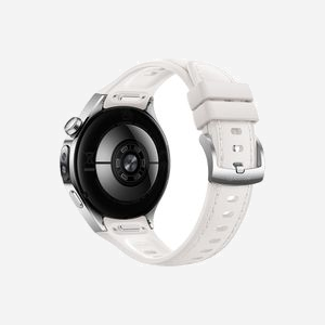 Huawei WATCH 5 : Écran AMOLED 1.38" 466x466, Boîtier 42mm Acier Inoxydable Beige, Bracelet Blanc, GPS, Bluetooth, Batterie 540mAh, Android/iOS - Miniature 2