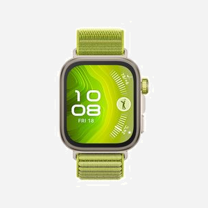 Huawei WATCH Fit 4 Pro Argent, écran AMOLED 1.82" 480x408, GPS, boîtier 40mm Aluminium/Titane, bracelet Nylon Vert, autonomie 240h, étanche 5ATM - Miniature 1