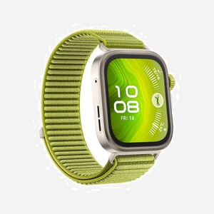 Huawei WATCH Fit 4 Pro Argent, écran AMOLED 1.82" 480x408, GPS, boîtier 40mm Aluminium/Titane, bracelet Nylon Vert, autonomie 240h, étanche 5ATM - Miniature 5