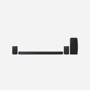 Samsung HW-Q930D/EN Barre de Son 9.1.4 canaux Dolby Atmos/TrueHD, Subwoofer sans Fil, HDR10+, Bluetooth, WiFi, HDMI, SpaceFit Sound, Q-Symphony, Noir - Miniature 1