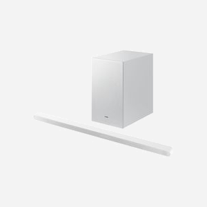 Samsung HW-S701D/EN Barre de son 3.1 Blanc avec Dolby Atmos sans fil, Q-Symphony, SpaceFit Sound, Bluetooth 5.2, WiFi, HDMI, Subwoofer sans fil - Miniature 2