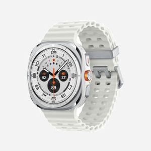 Samsung Galaxy Watch Ultra SM-L705FAW2DBT 47mm AMOLED 1.5" 480x480 4G WiFi GPS Boîtier Titane Bracelet Blanc Wear OS 2GB RAM 64GB Flash - Miniature 1
