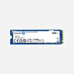 Kingston Technology NV3 500GB SSD NVMe PCIe 4.0 M.2 2280, Lecture 5000Mo/s, Ecriture 3000Mo/s, 3D NAND, TBW 160, SNV3S/500GBK - Miniature 3