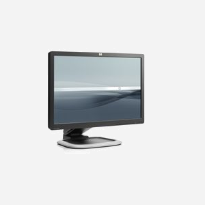 HP L2245w Écran LCD 22" (55.9cm) 1680x1050, 5ms, 300cd/m², VGA, DVI-D, USB 2.0, VESA 100x100, Inclinaison/Pivot, Noir/Argent - Miniature 2