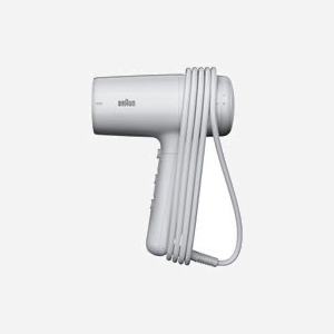 Sèche-cheveux Braun HD 2.1 Blanc 2100W, 2 Vitesses, 3 Niveaux de Chaleur, Câble 1.95m, Filtre Amovible, Contrôle par Glissière, Rangement Câble intégré. BRHD210E - Miniature 1