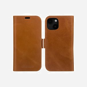 dbramante1928 Lynge Folio Marron pour iPhone 15, Fermeture Magnétique, Protection Anti-poussière & Rayures, Cuir Monochromatique, Dimensions 85x18x155mm, Poids 106g - Miniature 3
