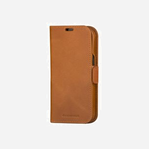 dbramante1928 Lynge Folio Marron pour iPhone 15, Fermeture Magnétique, Protection Anti-poussière & Rayures, Cuir Monochromatique, Dimensions 85x18x155mm, Poids 106g - Miniature 5
