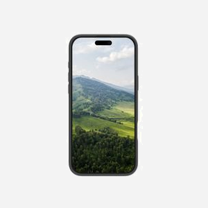 dbramante1928 Greenland Pro MS Housse Noire pour iPhone 16 (6.1") - Plastique Recyclé 100%, Résistante aux impacts et à la poussière, Compatible Recharge Sans Fil - Miniature 2
