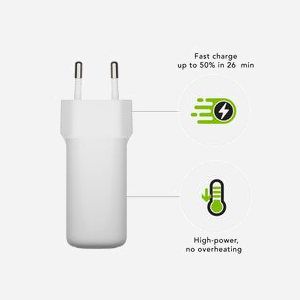 dbramante1928 CH45EUWH7112 : Chargeur Secteur Universel 45W - Port USB-C, 110-240V, 50/60Hz, Blanc - Sortie 5V/9V/12V/15V/20V, Certifié CE/FCC/RoHS - Miniature 4