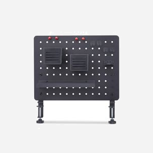 StarTech.com Panneau Perforé Acier 42x32cm Noir à Pinces pour Bureau avec Accessoires (Support Casque, Crochets, Aimants, Étagère, Pots à Stylos) - Miniature 4
