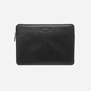 dbramante1928 Skagen Pro 14" Housse Cuir Pleine Fleur Noir - Compatible MacBook Pro 14" (2021-2023) - Dim. Int. 312.6x221.2x15.5mm - 221g