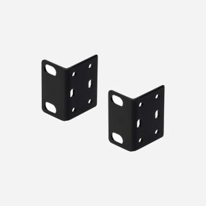 Kit de Montage Rack ATEN 2X-043G : Équerres de Fixation Noires pour VP1920 et VP2730 (Lot de 2, Vis Phillips Incluses, Conforme RoHS)