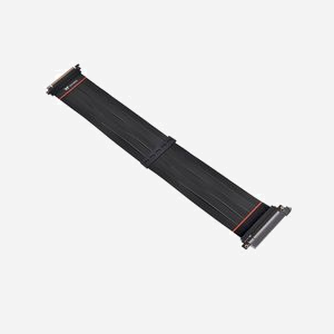 Thermaltake Rallonge PCI-E 4.0 600mm - 0.6m, Connecteurs PCI-E x16 (Gen 4.0) mâle-mâle, Contacts Cuivre, Noir, Référence AC-059-CO1OTN-C1