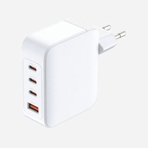 D-Link DCF-141 Chargeur Secteur Universel 140W Power Delivery 3.1 & Quick Charge 4.0, 3x USB-C & 1x USB-A 3.2 Gen 1, Protections Multiples, Blanc