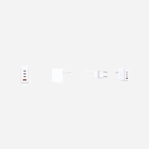D-Link DCF-141 Chargeur Secteur Universel 140W Power Delivery 3.1 & Quick Charge 4.0, 3x USB-C & 1x USB-A 3.2 Gen 1, Protections Multiples, Blanc - Miniature 2