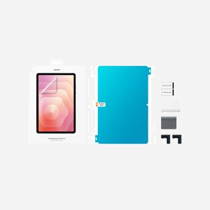 Film de protection anti-reflet Samsung EF-UX730CTEGWW pour Galaxy Tab S11 avec applicateur, raclette, chiffon et autocollant anti-poussière - Miniature 3