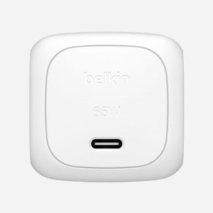 Belkin BoostCharge WCA011KQWH : Chargeur Secteur USB-C 65W Power Delivery 3.1, Blanc, Compatible Ordinateur Portable/Tablette/Smartphone/Console portable - Miniature 3