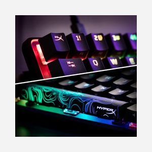 HyperX Alloy Origins 60 Clavier Mécanique Gaming, Switch HX Rouge, Rétroéclairage LED RGB, Anti-ghosting, N-Key Rollover, USB, Double Shot PBT, Windows - Miniature 5