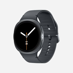 Samsung Galaxy Watch 8 44mm Graphite - Écran Super AMOLED 1.5" 480x480, Exynos W1000 1.5GHz, 2GB RAM, 32GB, WiFi, Bluetooth 5.3, GPS, Wear OS