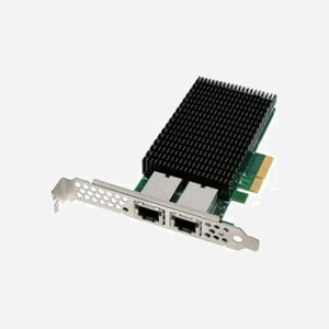 ALLNET ALL0139v2-2-10G-TX Carte réseau Ethernet interne 10 Gigabit PCIe 3.0, 2 ports RJ-45 10GBase-T, Noir, Conforme REACH/RoHS