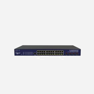 ALLNET ALL-SG8428V2FPM-10G Switch Géré L2 24x Gigabit Ethernet RJ-45 + 4x SFP+ 10G, PoE+ 400W, 128 Gbit/s, VLAN, QoS, Montage en Rack - Miniature 2